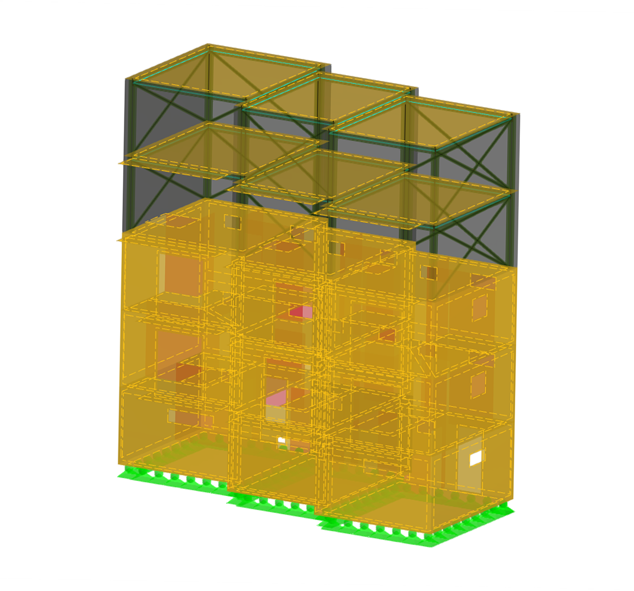 Vertikale Stahlerweiterung eines bestehenden Gebäudes: Fallstudie und multikriterielle Analyse