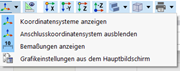 Dialog zum Anzeigen der Koordinatensysteme im Anschluss