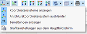 Dialog zum Anzeigen der Koordinatensysteme im Anschluss