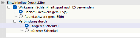 Einwinkelige Druckstäbe nach AISC 360