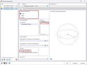 Einstellen der Knotenkopplung mit Optionen zur Modifikation und Anpassung in einem Bauwerksmodell.