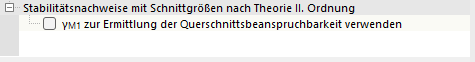 Bemessung nach Theorie II. Ordnung für EN 1993