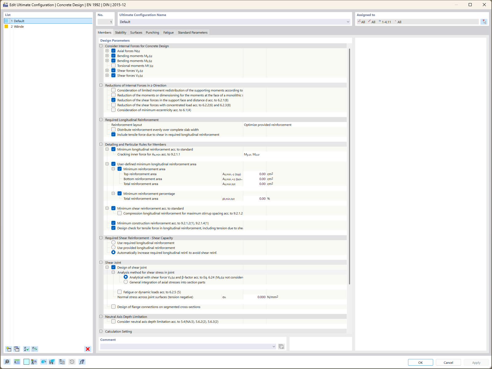 RFEM 6 ermöglicht eine präzise Anpassung der Bemessung für Bauelemente, indem Ingenieure bestimmte Parameter konfigurieren können, wodurch die Kontrolle über Stabilitäts- und Sicherheitsstandards verbessert wird.