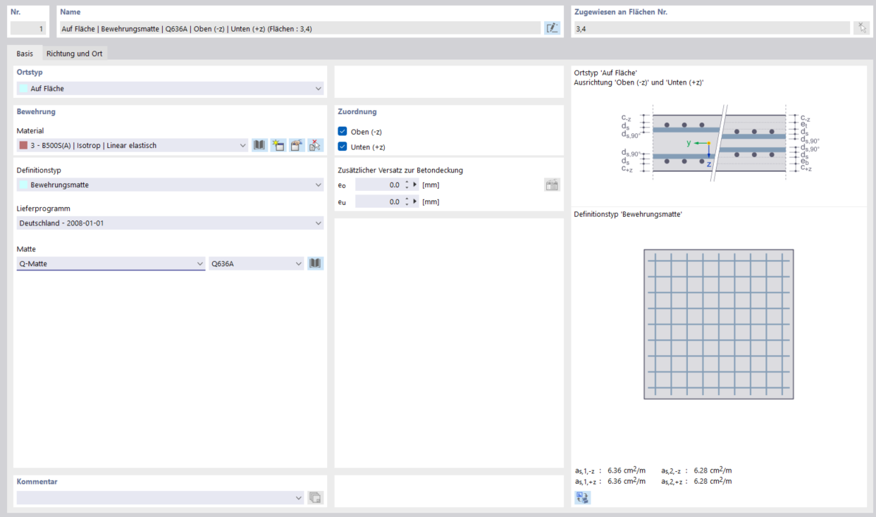 KB 2012 | Definition der Bewehrung