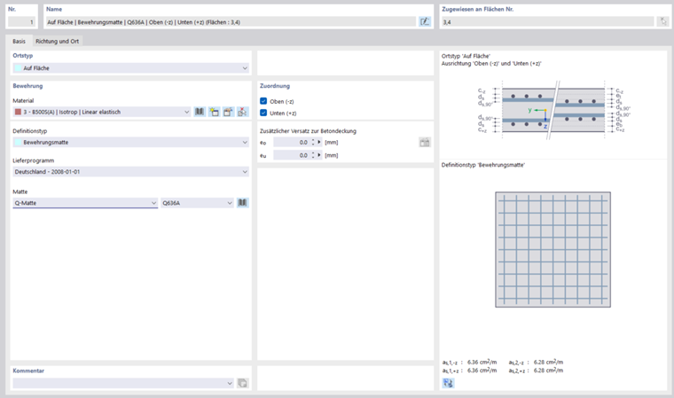 KB 2012 | Definition der Bewehrung