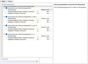 Register 'Flächen' für Gebrauchstauglichkeitskonfiguration nach AISC 360