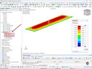 Pneumatisches Membranmodell mit markiertem Ergebnisnavigator und Steuerpanel für präzise Modellanpassungen.