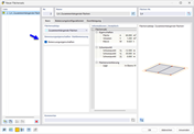 Dialog 'Neuer Flächensatz' – Bemessungseigenschaften für Stahlbemessung aktiviert