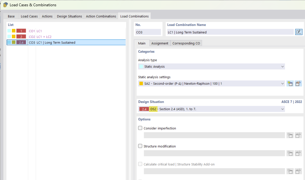 KB 2033 | Langzeitbelastungskombination CO3