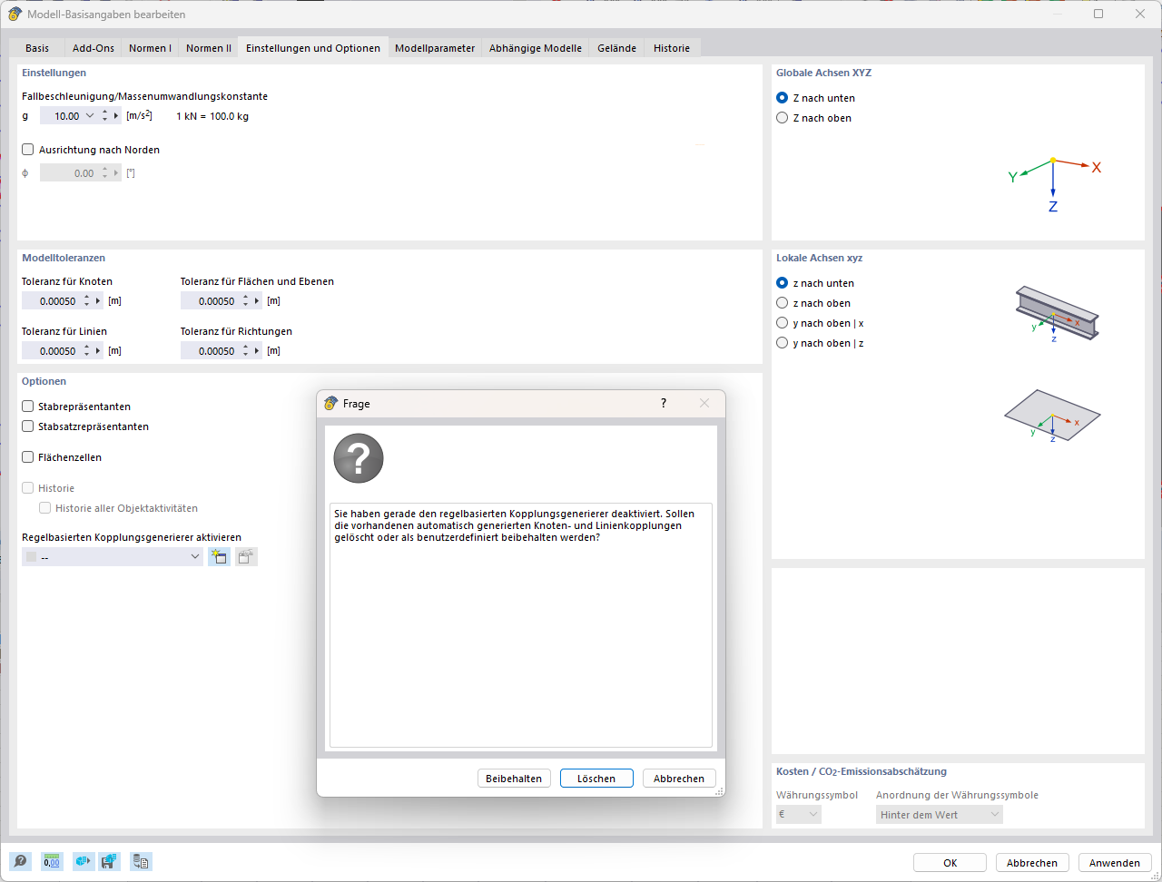 KB 001797 | Deaktivierung des Kopplungsgenerierers