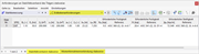 Ergebnistabellen 'Erdbebenanforderungen' für Stahlbemessung