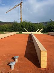 Kopfplatten der Mikroschraubpfähle