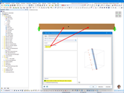 Einfügen von 'Knoten auf Stab'