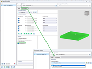 RFEM 6-Dialog „Knotenlager“ mit aktivem Register „Gründung zuweisen“.