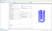 Erweiterte Funktionen innerhalb des Komponenten-Dialogfensters zur Modellierung komplexer Strukturen im RFEM.