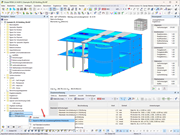 PDF-Exportfunktion für Ausdruckprotokolle in der RFEM-Nutzeroberfläche wird angezeigt.