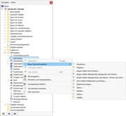 CAD-Linie über Kontextmenü grafisch setzen