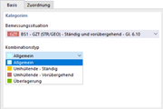 Kombinationstypen für benutzerdefinierte Ergebniskombination
