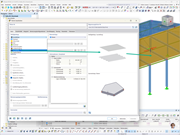 Flächen-Steifigkeitstyp Aussteifung im FEM-Programm RFEM