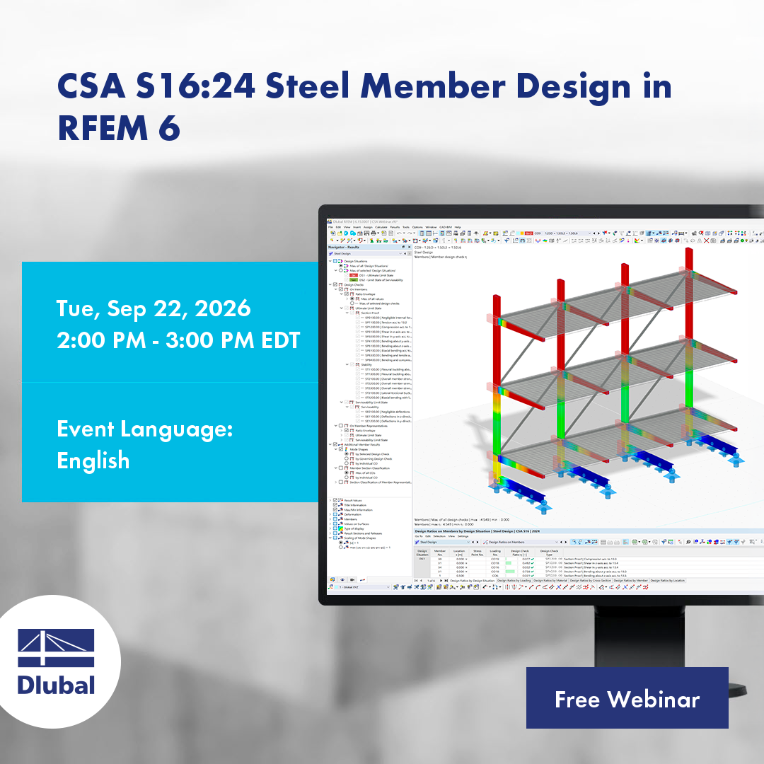CSA S16:24 – Stabbiegungsnachweis Stahl in RFEM 6