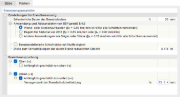 Register 'Flächen' für Brandschutzkonfiguration nach CSA