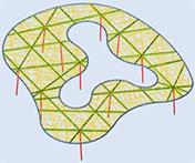 RSTAB Framework Program  | Bus Station Roof in Aarau, Switzerland