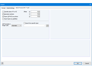 Detailed Settings for DXF Import