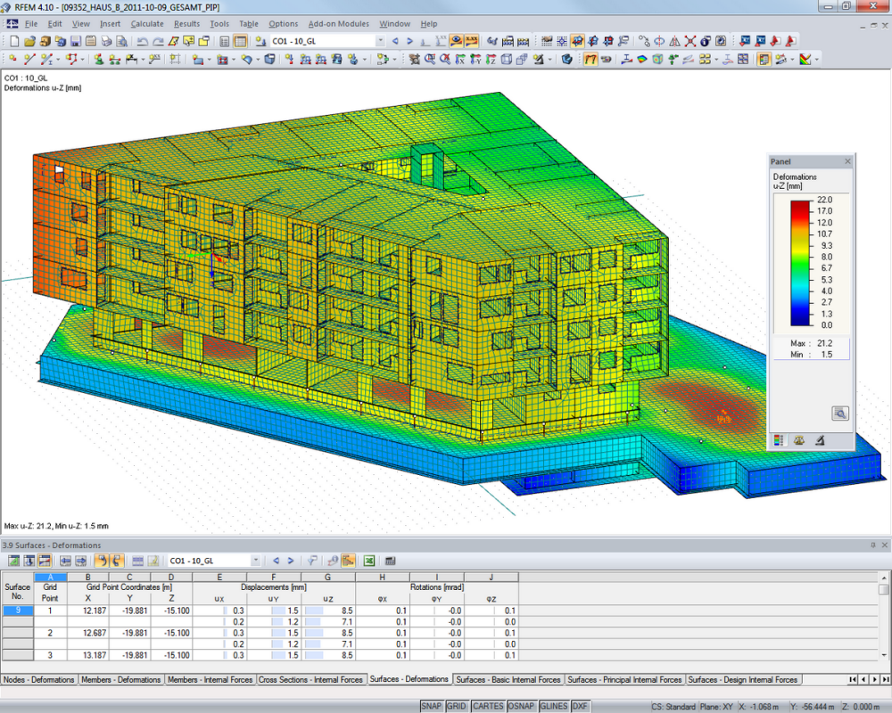 Wörgl Zentrum Lenk, Austria | Designed with RFEM by AGA-Bau-Planungs GmbH in Kufstein, Austria | www.agabau.at