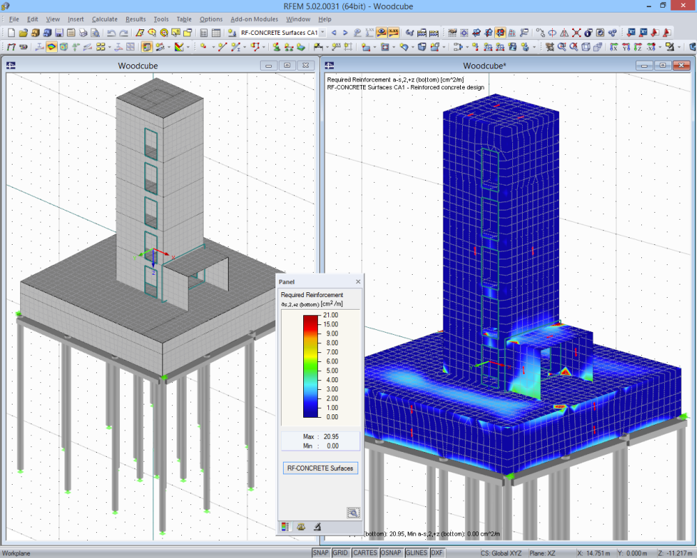Woodcube - Five-Story Building in Hamburg, Germany | Designed with RFEM by Isenmann Ingenieure, Germany | www.isenmann-ingenieure.de