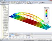 Railroad Bridge | Designed with RSTAB by Radoslav Dimitrov, Student of Civil Engineering at TU Dresden, Germany