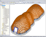 Buga Pavilion Structure Made of 6,000 Timber Members ((C) www.fh-koblenz.de)