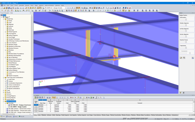 Visualization of Beam-Column Connection in RFEM