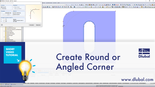Rounded or Angled Corners