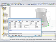Adjustment of Cooling Tower Parameters in RFEM