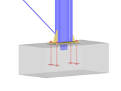 RF-/JOINTS Steel - Column Base Add-on Module for RFEM/RSTAB | Hinged and Restrained Column Bases According to EC 3
