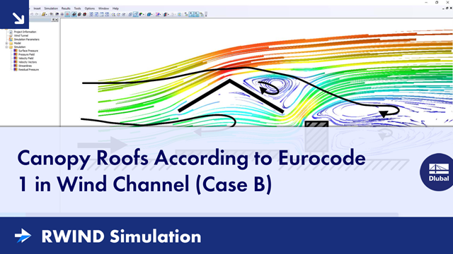 Canopy Roofs According to Eurocode 1 in Wind Channel (Case B)