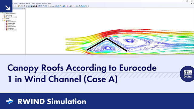 Canopy Roofs According to Eurocode 1 in Wind Channel (Case A)