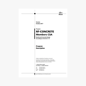 RF-CONCRETE Members Manual According to CSA A23.3-14