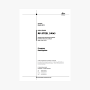 RF-STEEL SANS Manual 