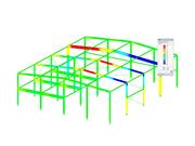 Stress Analysis of Framework in RSTAB