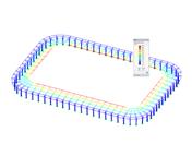 RSTAB Model of Cable Structure