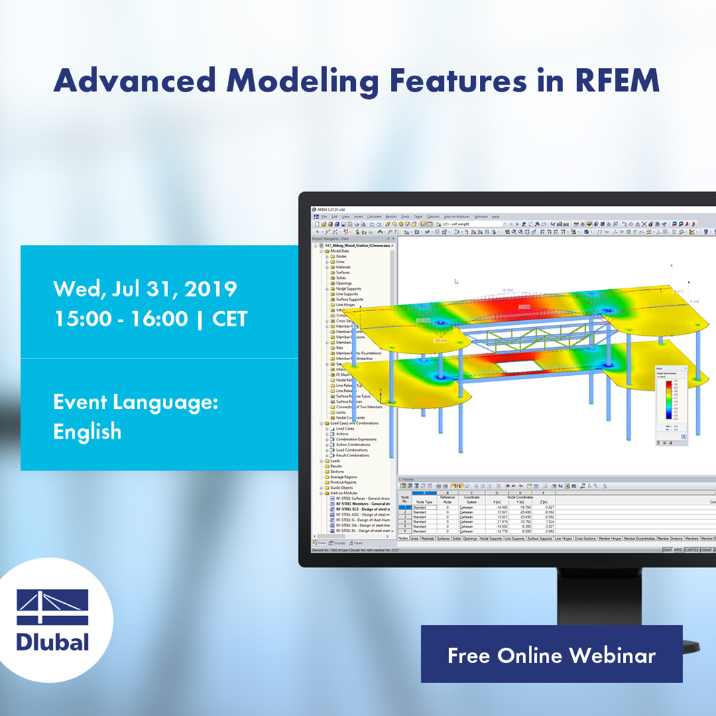 Advanced Modeling Features in RFEM