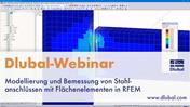 Webinar: Steel Connections with Surface Elements in RFEM