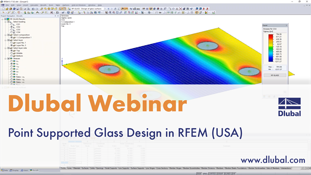 Webinar: Point Supported Glass Design in RFEM