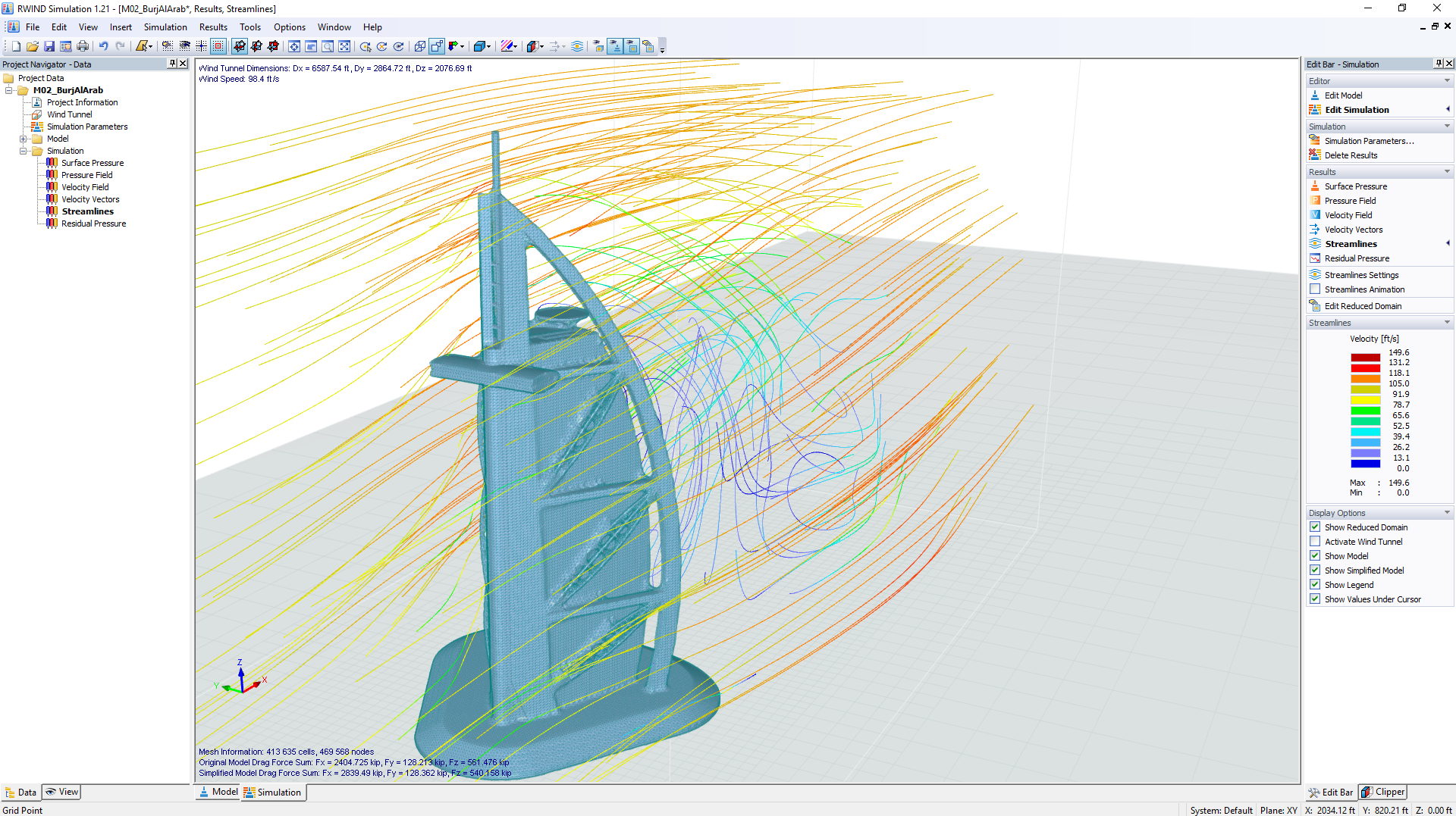 RFEM/RSTAB: Definition of Parameters for Wind Simulations in RWIND Simulation