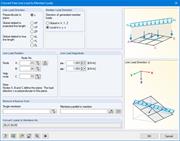 Convert Free Line Loads to Member Loads