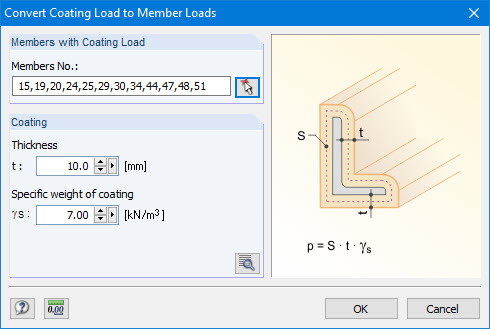 Convert Sheathing Load to Member Loads
