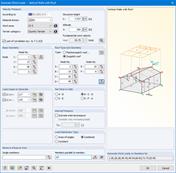 Wind Load on Vertical Walls with Roof