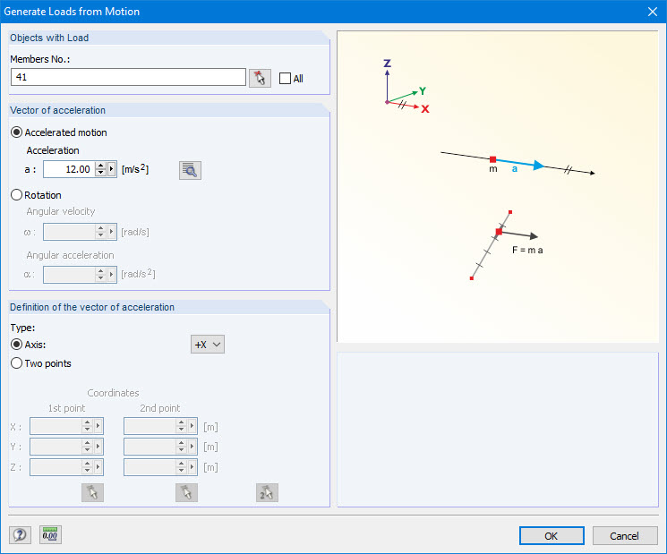 Generate Loads from Motion