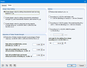 Detailed Settings for Design